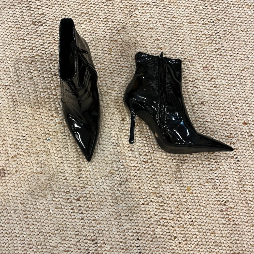 Zara vinyl booties - size 39